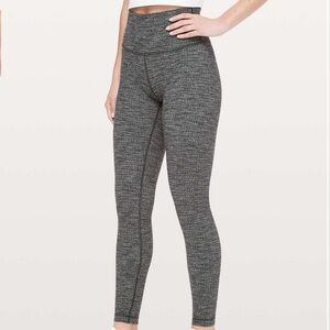 Lululemon Wunder Under High-Rise Tight *28"
Luon Variegated Knit Black Heathered